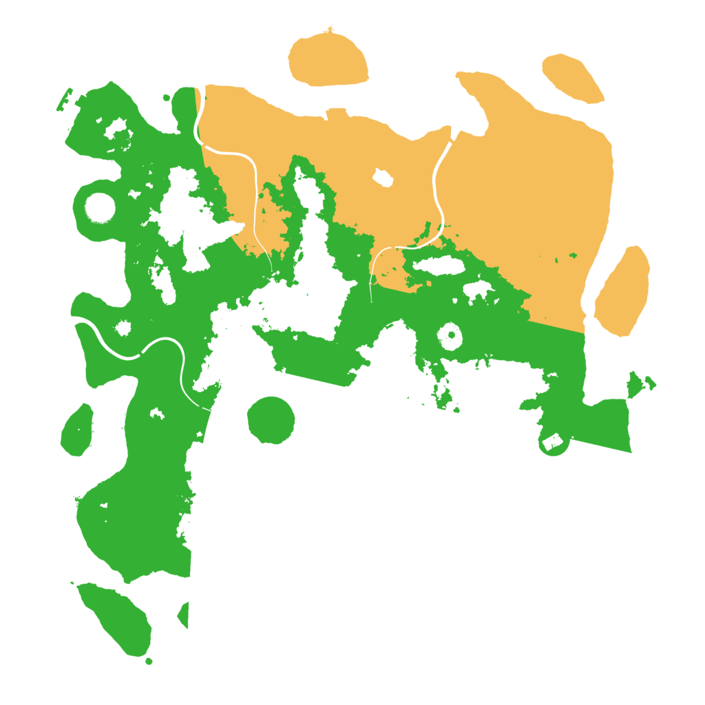 Biome Rust Map: Procedural Map, Size: 4100, Seed: 683798959