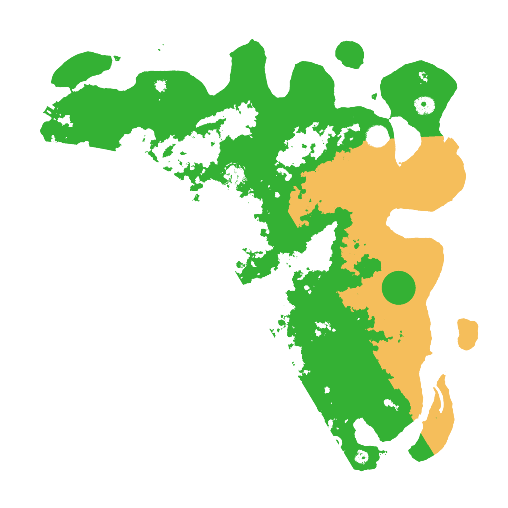 Biome Rust Map: Procedural Map, Size: 4000, Seed: 83556