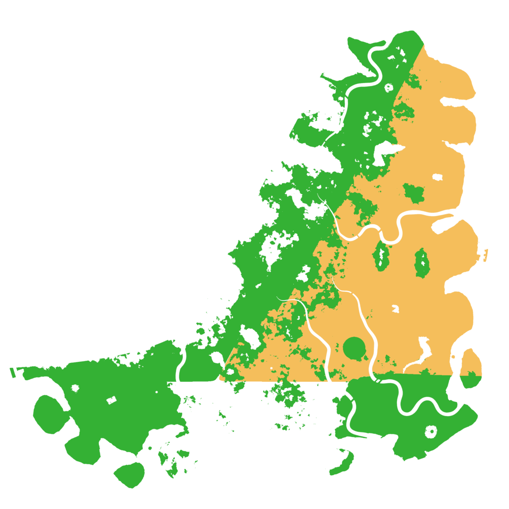 Biome Rust Map: Procedural Map, Size: 6000, Seed: 73988416