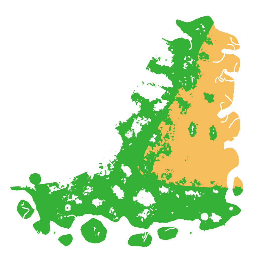 Biome Rust Map: Procedural Map, Size: 6000, Seed: 73988416