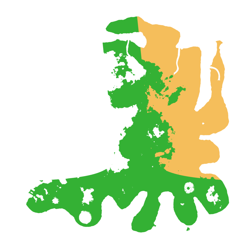 Biome Rust Map: Procedural Map, Size: 3500, Seed: 1130