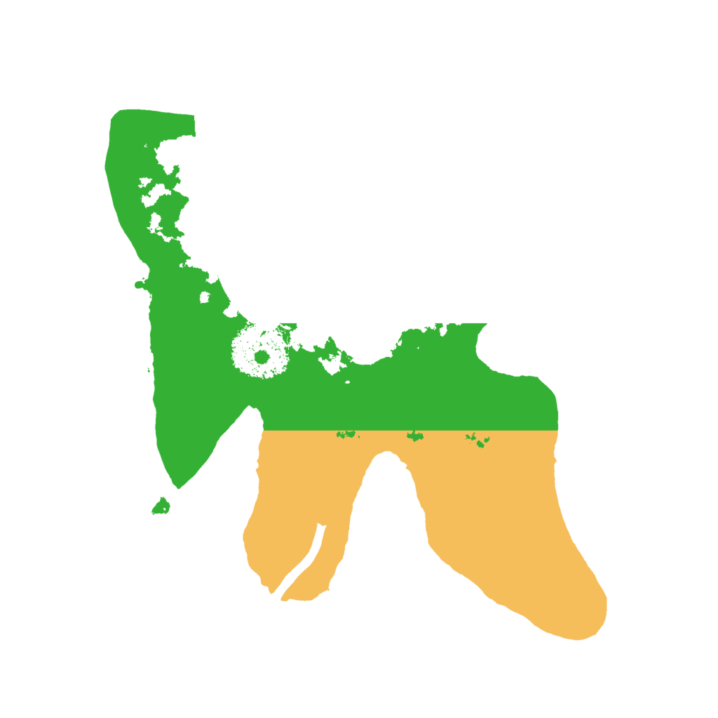 Biome Rust Map: Procedural Map, Size: 2000, Seed: 11337