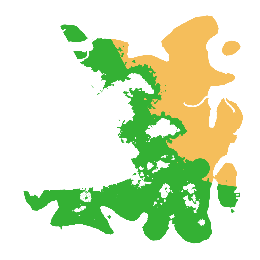Biome Rust Map: Procedural Map, Size: 3550, Seed: 852413