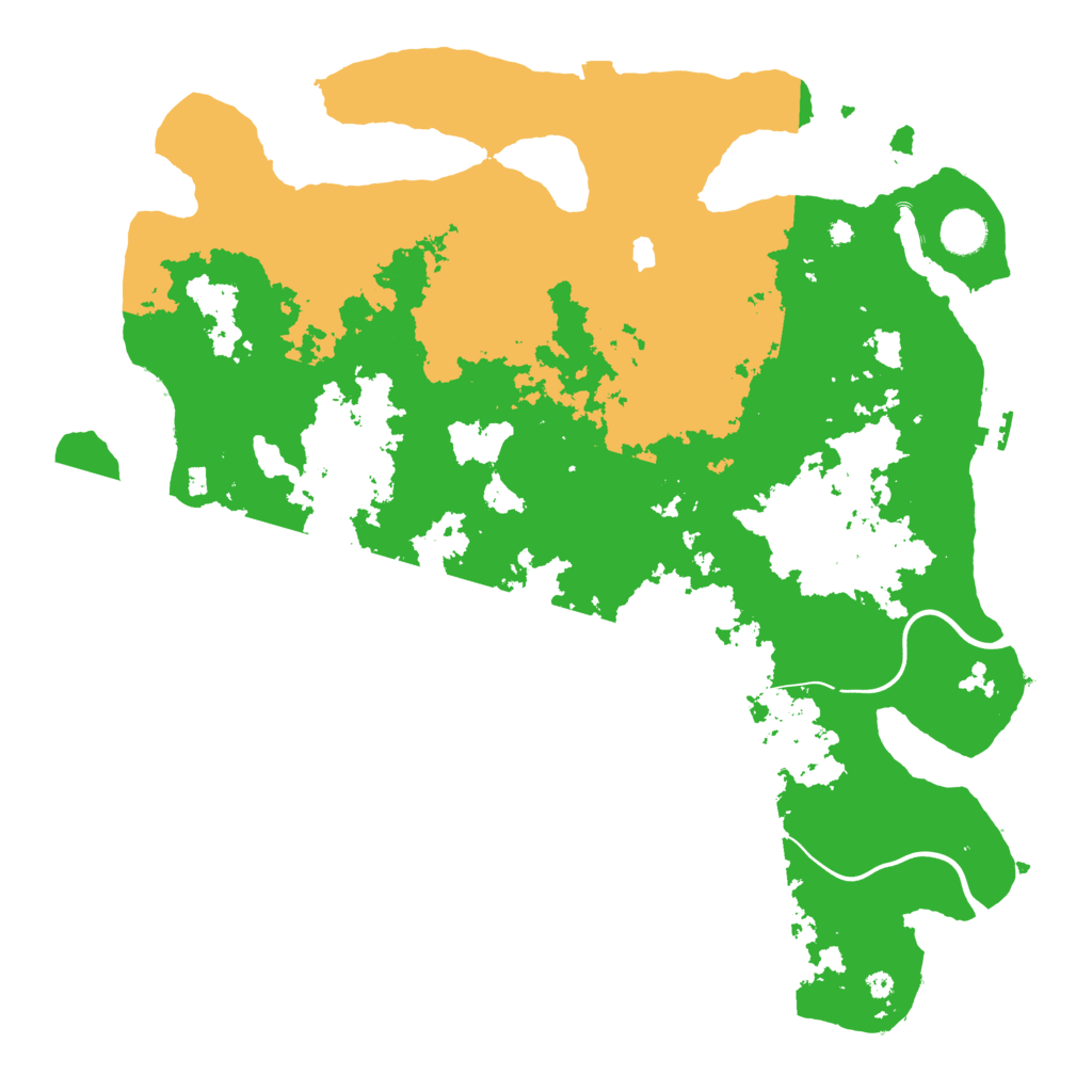 Biome Rust Map: Procedural Map, Size: 4150, Seed: 2147483647