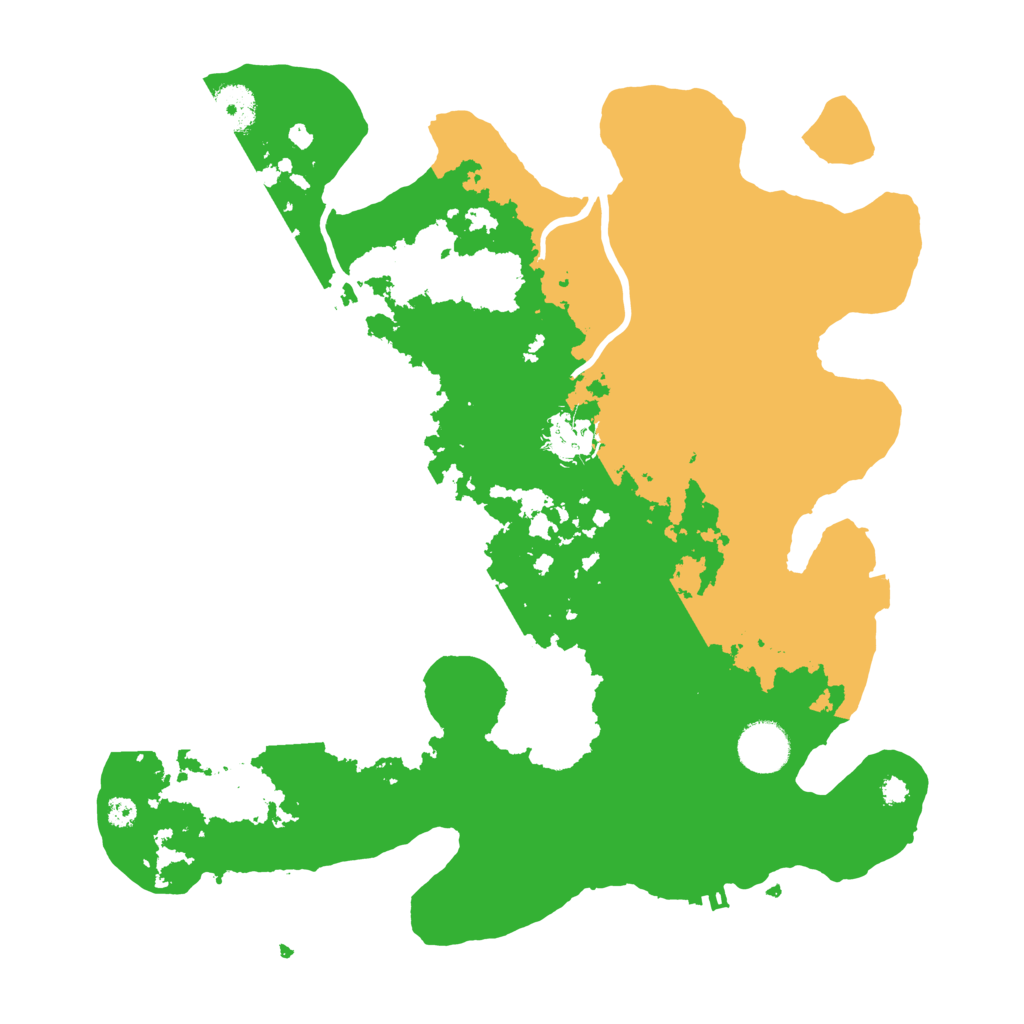 Biome Rust Map: Procedural Map, Size: 3500, Seed: 1859961239