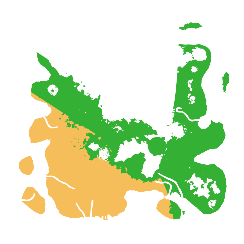 Biome Rust Map: Procedural Map, Size: 3550, Seed: 870861