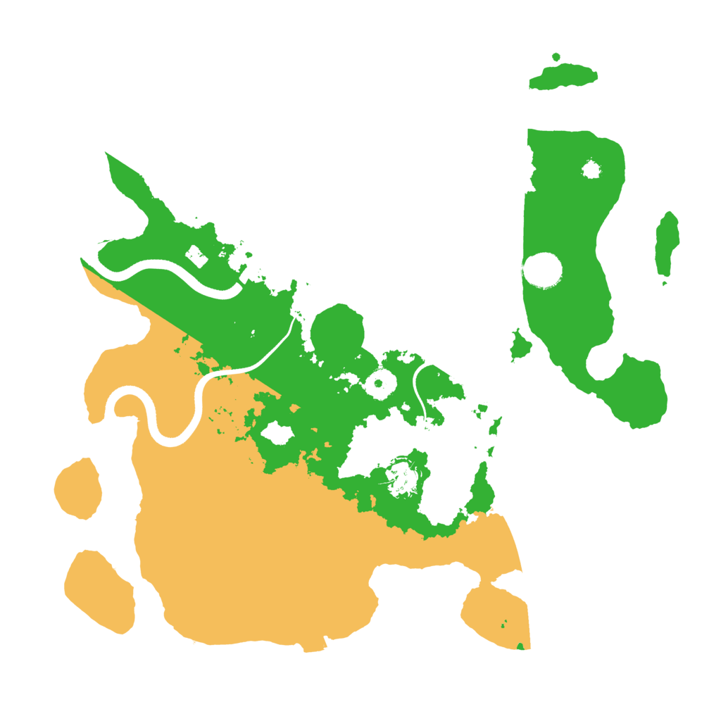 Biome Rust Map: Procedural Map, Size: 3550, Seed: 870861