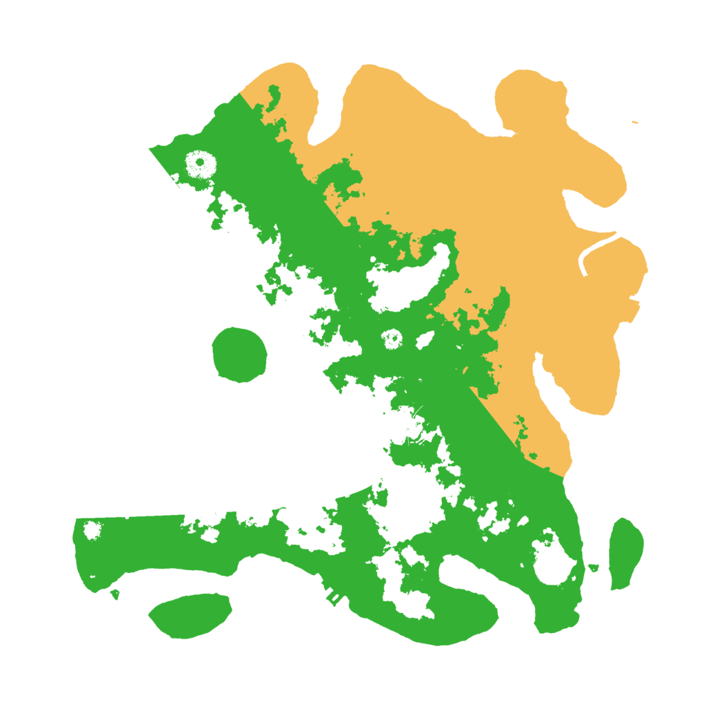 Biome Rust Map: Procedural Map, Size: 3550, Seed: 568883