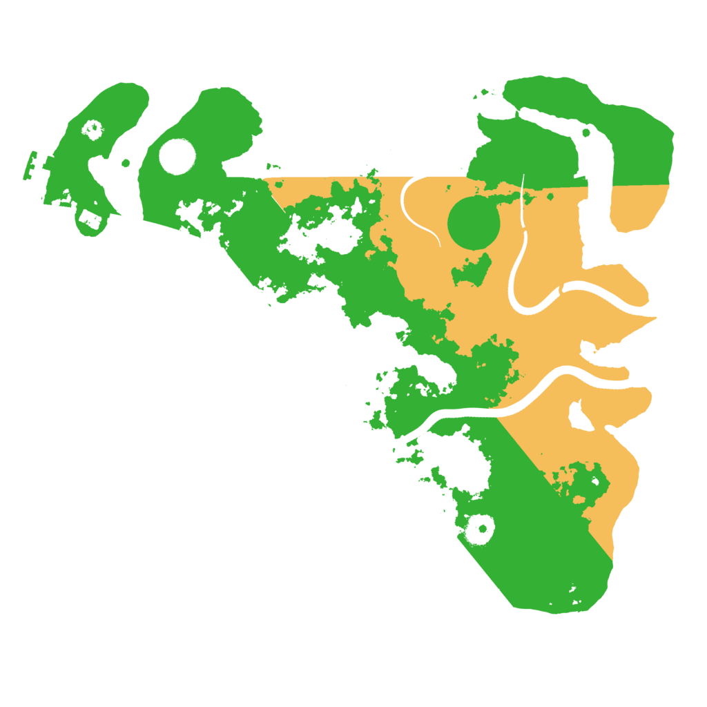 Biome Rust Map: Procedural Map, Size: 3550, Seed: 446721