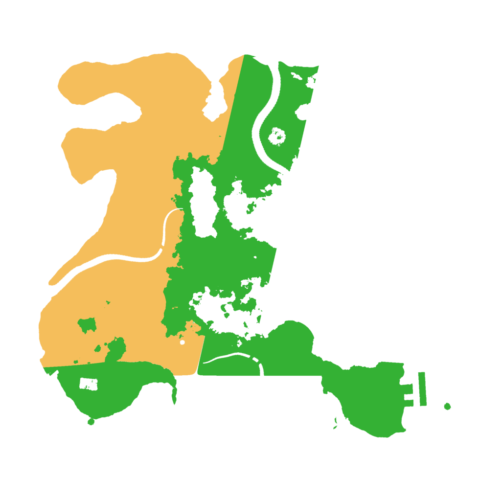 Biome Rust Map: Procedural Map, Size: 3000, Seed: 277719093