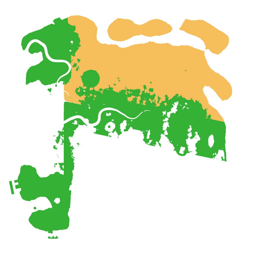 Biome Rust Map: Procedural Map, Size: 3850, Seed: 158770626