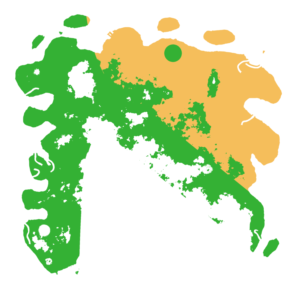 Biome Rust Map: Procedural Map, Size: 4500, Seed: 11349289