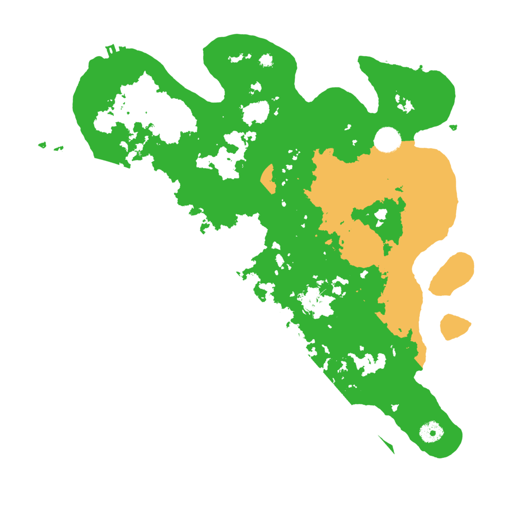 Biome Rust Map: Procedural Map, Size: 3550, Seed: 709406