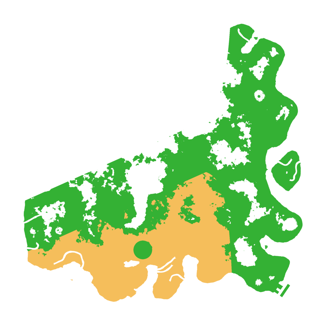 Biome Rust Map: Procedural Map, Size: 4500, Seed: 1778877