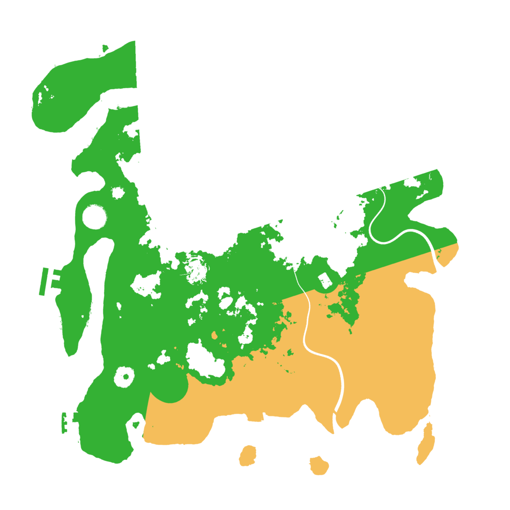 Biome Rust Map: Procedural Map, Size: 3700, Seed: 1348414943
