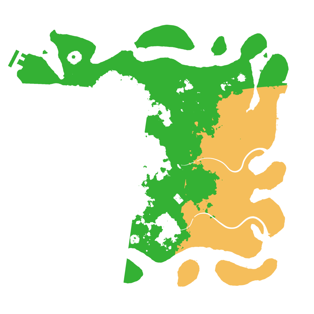 Biome Rust Map: Procedural Map, Size: 3500, Seed: 1678963934