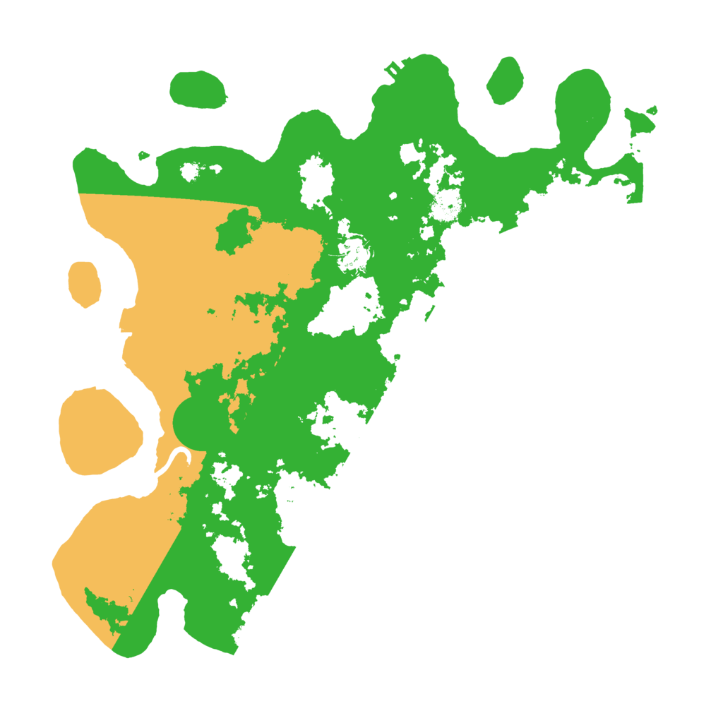 Biome Rust Map: Procedural Map, Size: 3500, Seed: 868