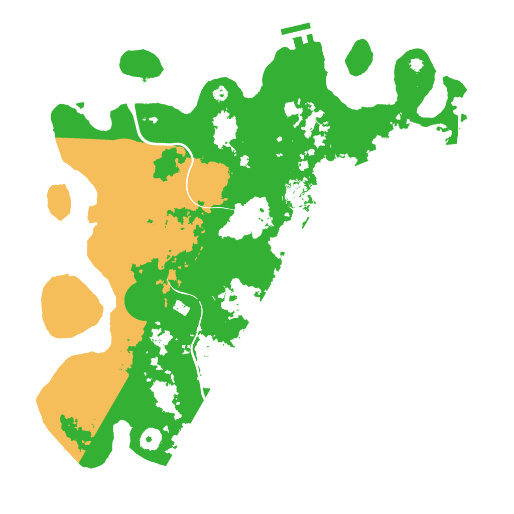 Biome Rust Map: Procedural Map, Size: 3500, Seed: 868