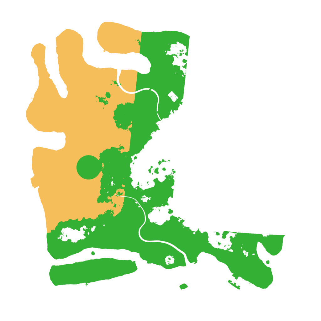 Biome Rust Map: Procedural Map, Size: 3500, Seed: 17237