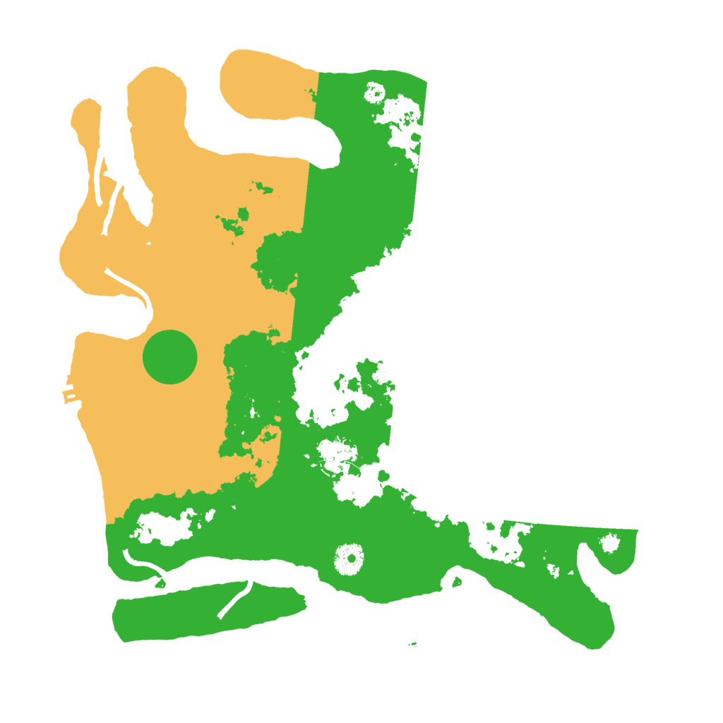 Biome Rust Map: Procedural Map, Size: 3500, Seed: 17237