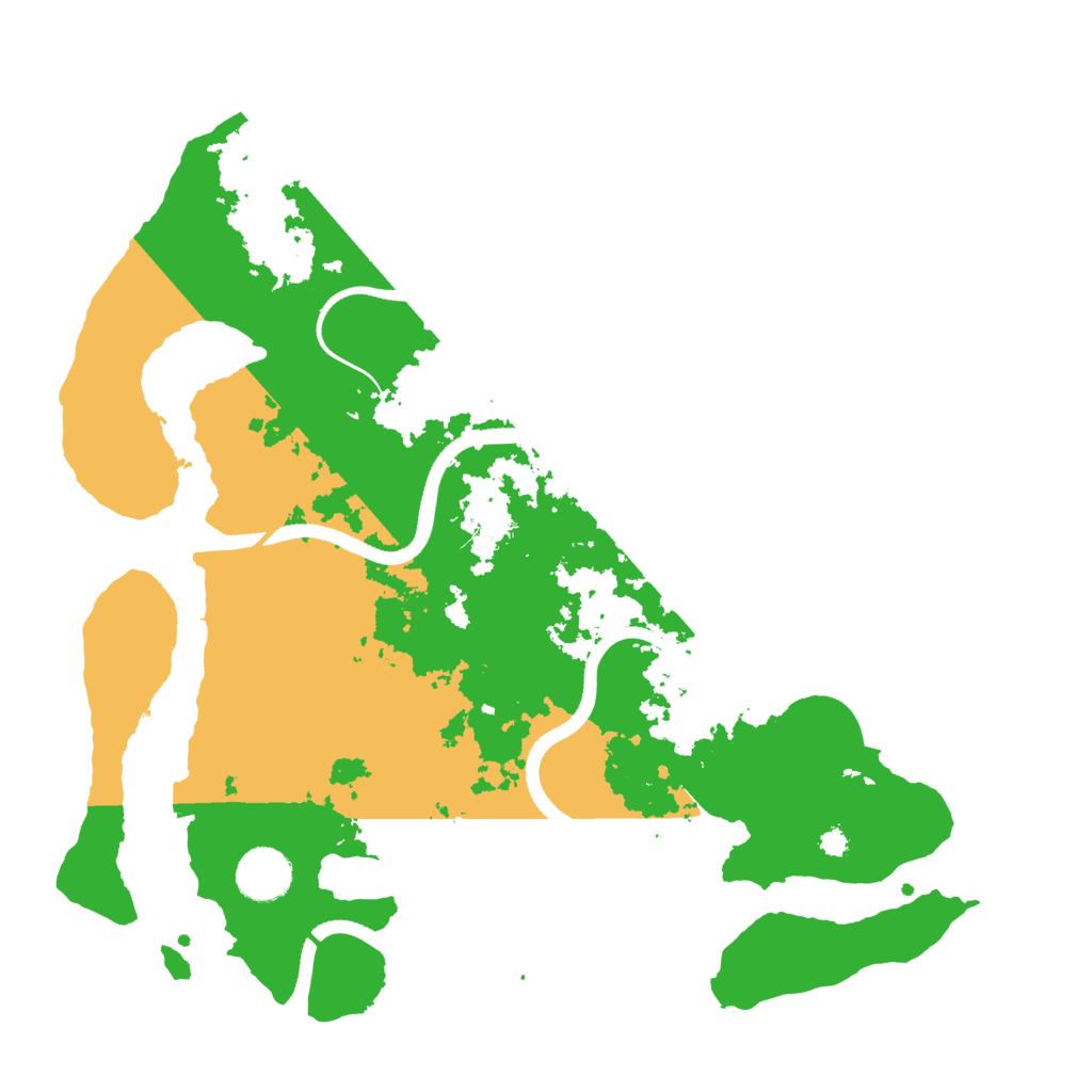 Biome Rust Map: Procedural Map, Size: 3550, Seed: 546961
