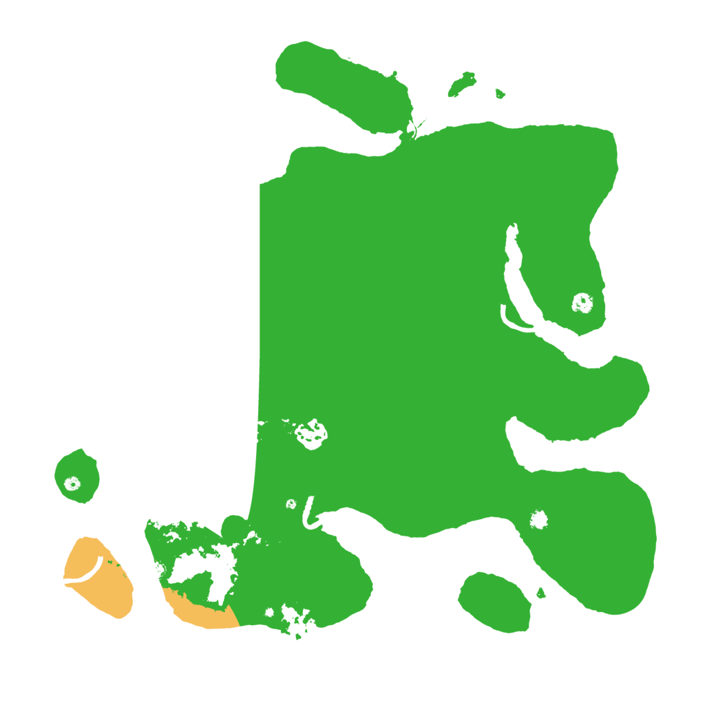 Biome Rust Map: Procedural Map, Size: 3500, Seed: 870861