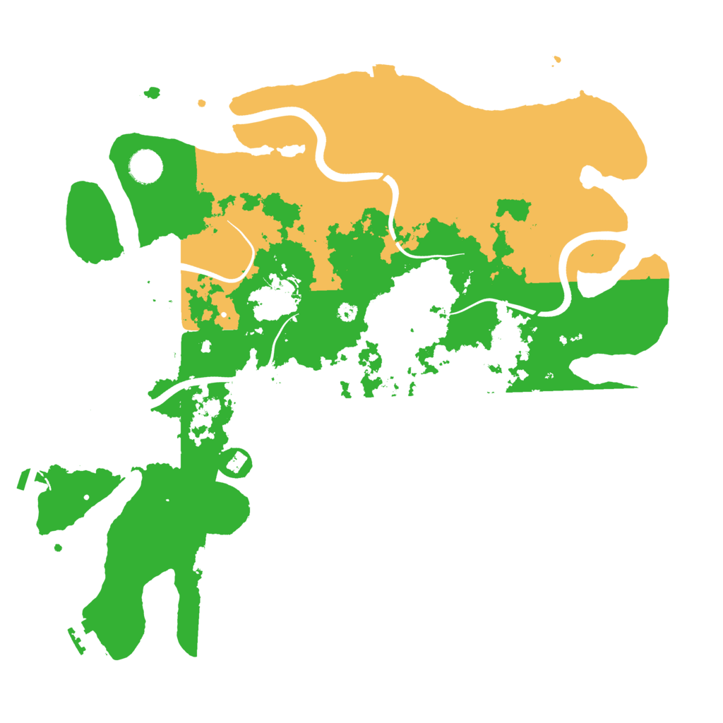 Biome Rust Map: Procedural Map, Size: 3800, Seed: 172705838