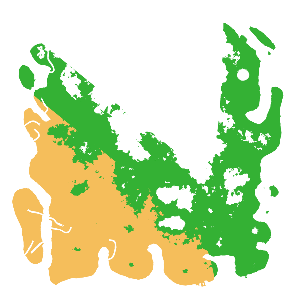 Biome Rust Map: Procedural Map, Size: 4500, Seed: 4218352