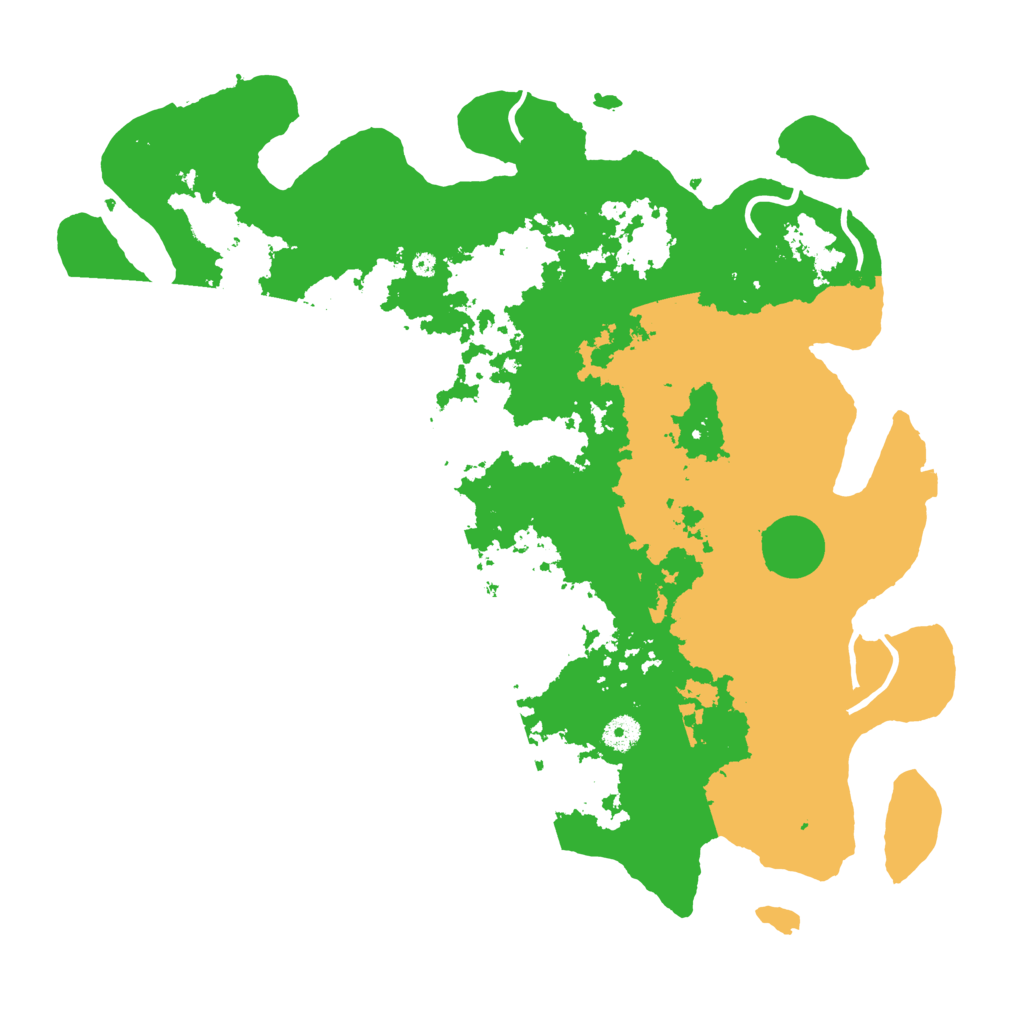 Biome Rust Map: Procedural Map, Size: 4300, Seed: 241755411