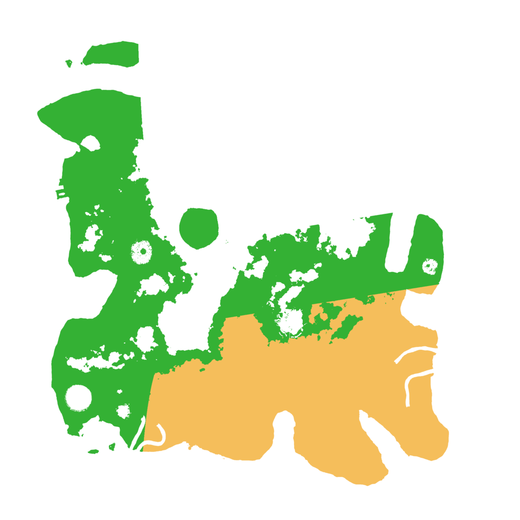 Biome Rust Map: Procedural Map, Size: 3500, Seed: 1112