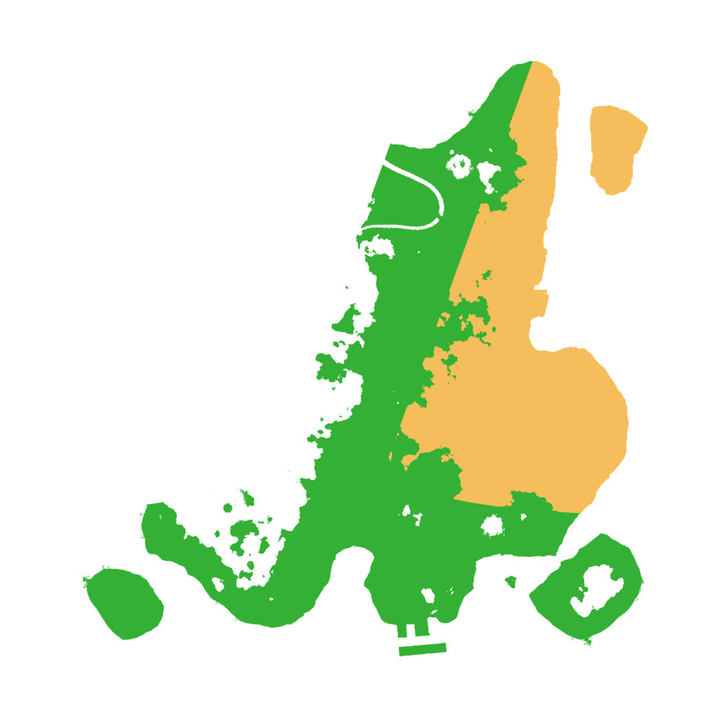 Biome Rust Map: Procedural Map, Size: 3000, Seed: 1324141002