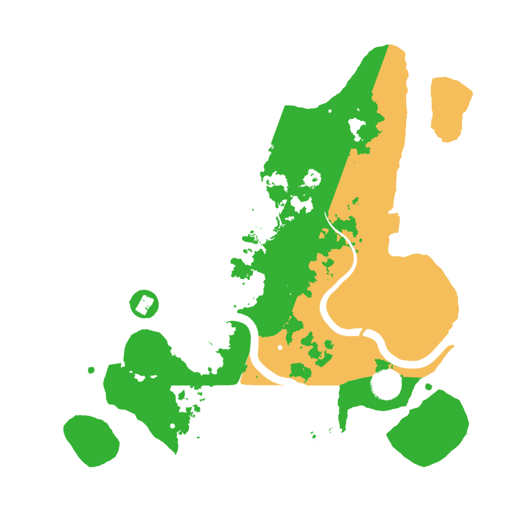 Biome Rust Map: Procedural Map, Size: 3000, Seed: 1324141002