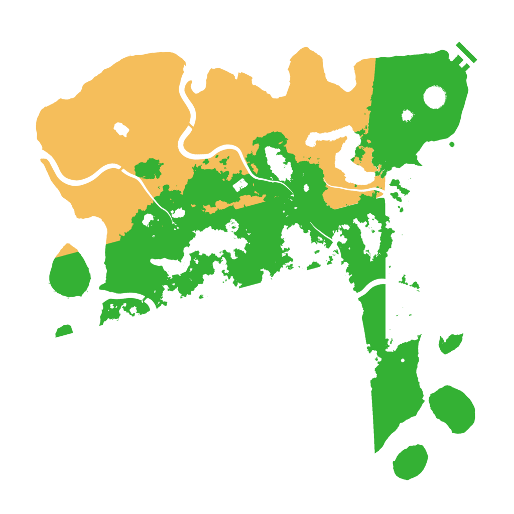 Biome Rust Map: Procedural Map, Size: 4050, Seed: 752550368