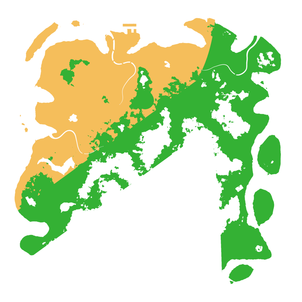 Biome Rust Map: Procedural Map, Size: 4500, Seed: 1001351155