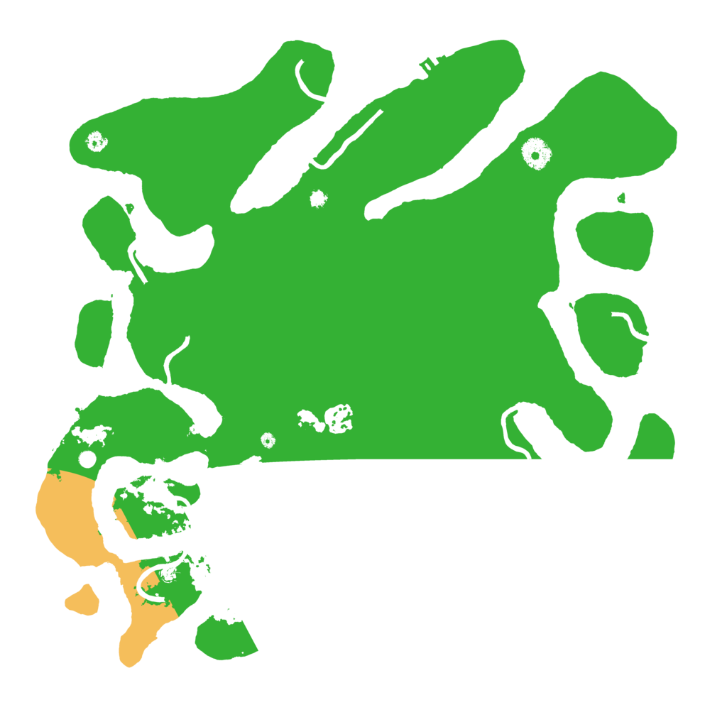 Biome Rust Map: Procedural Map, Size: 3700, Seed: 74591