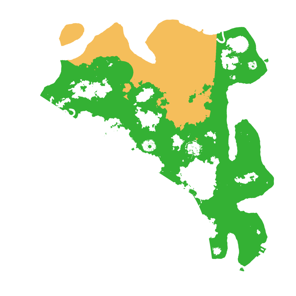 Biome Rust Map: Procedural Map, Size: 3500, Seed: 37460703