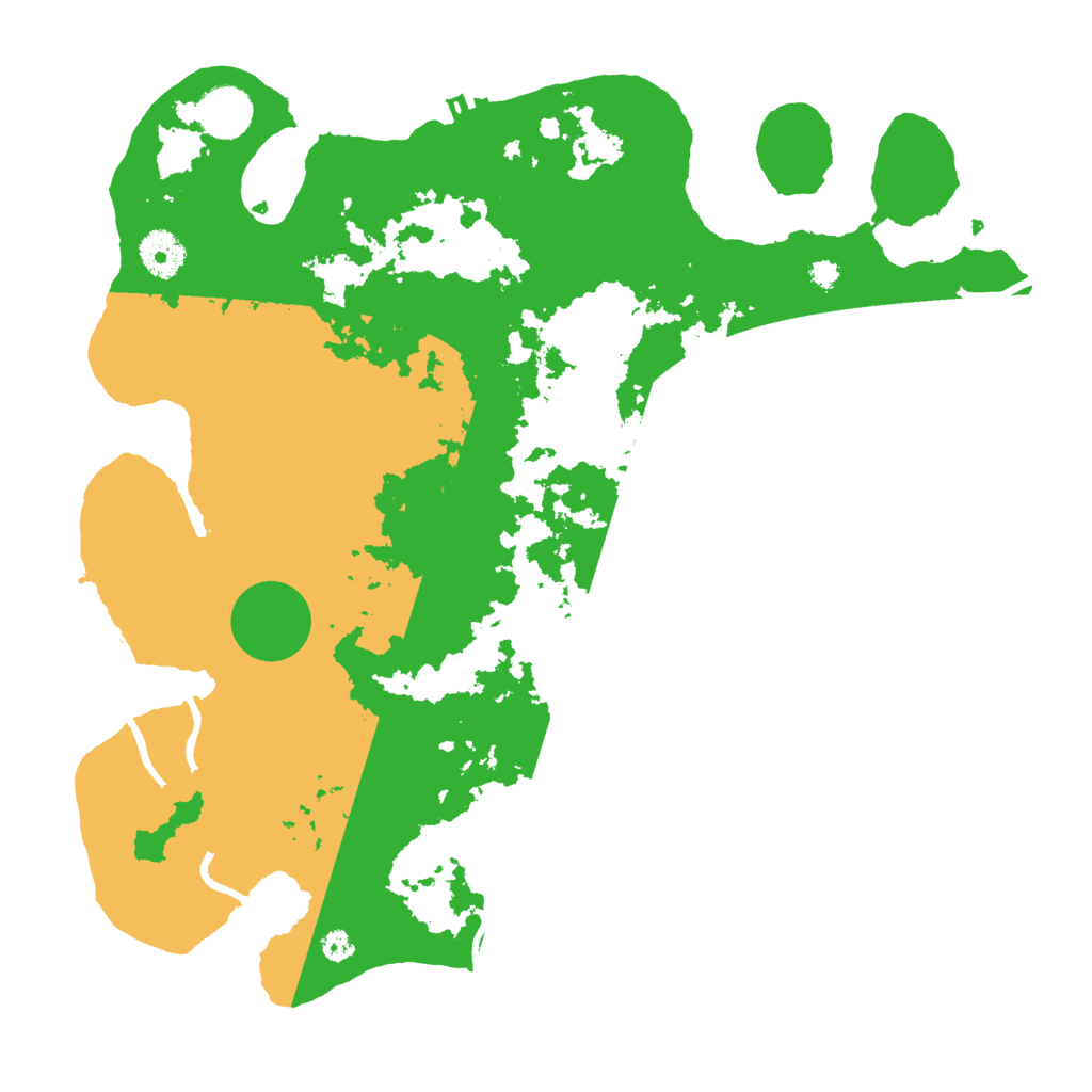 Biome Rust Map: Procedural Map, Size: 3600, Seed: 123658