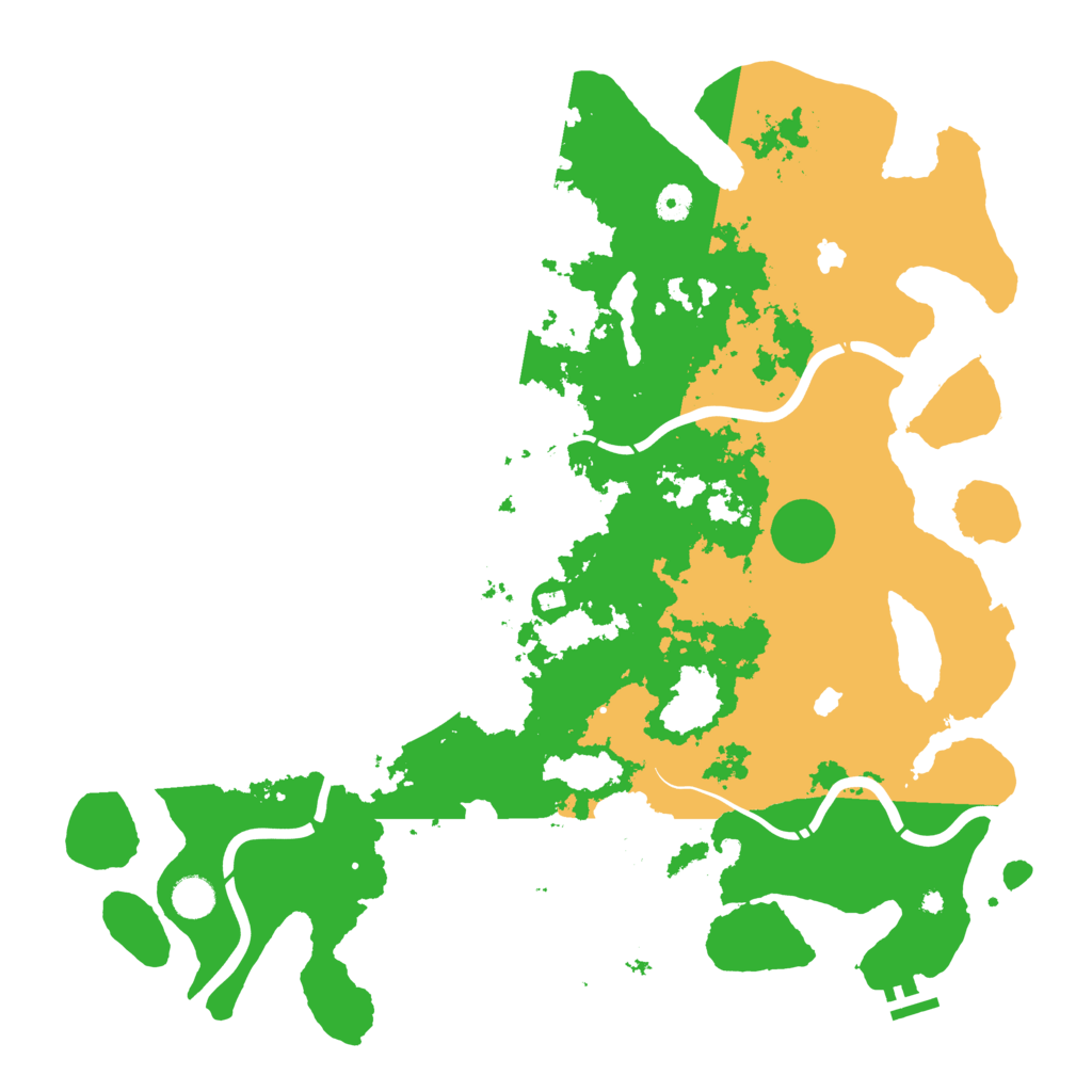 Biome Rust Map: Procedural Map, Size: 4500, Seed: 1649711524