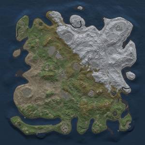 Thumbnail Rust Map: Procedural Map, Size: 4250, Seed: 245589170, 18 Monuments