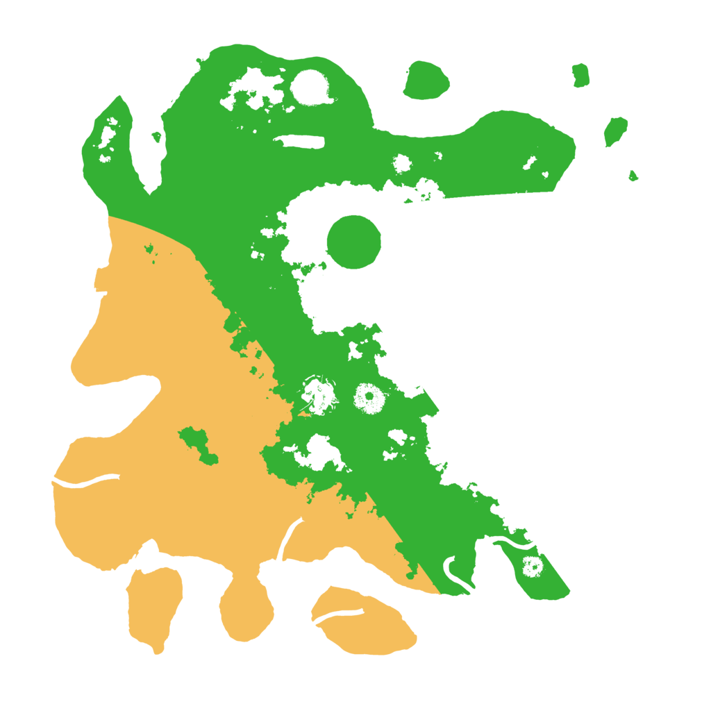 Biome Rust Map: Procedural Map, Size: 3500, Seed: 465361395