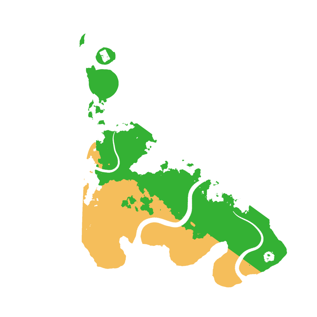 Biome Rust Map: Procedural Map, Size: 3000, Seed: 1302375919