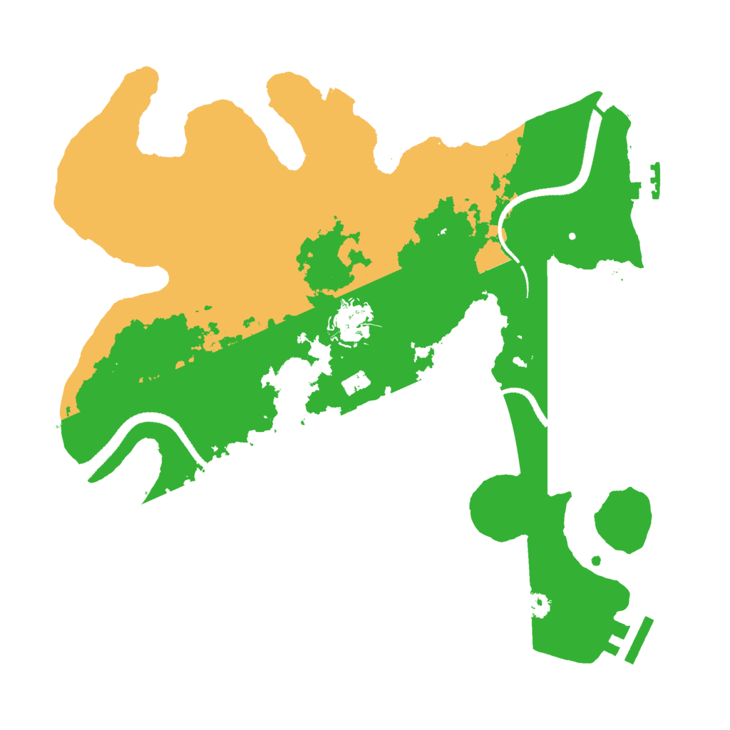 Biome Rust Map: Procedural Map, Size: 3000, Seed: 985798679