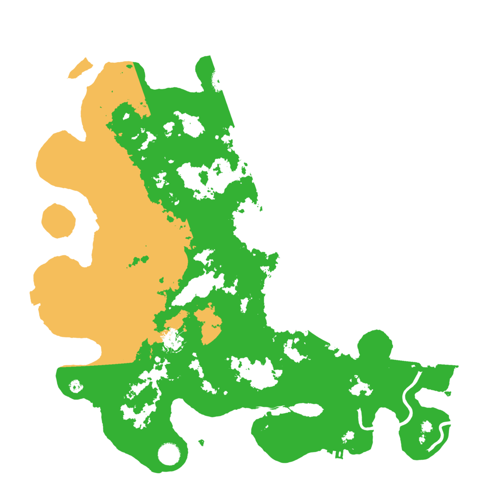 Biome Rust Map: Procedural Map, Size: 4000, Seed: 601