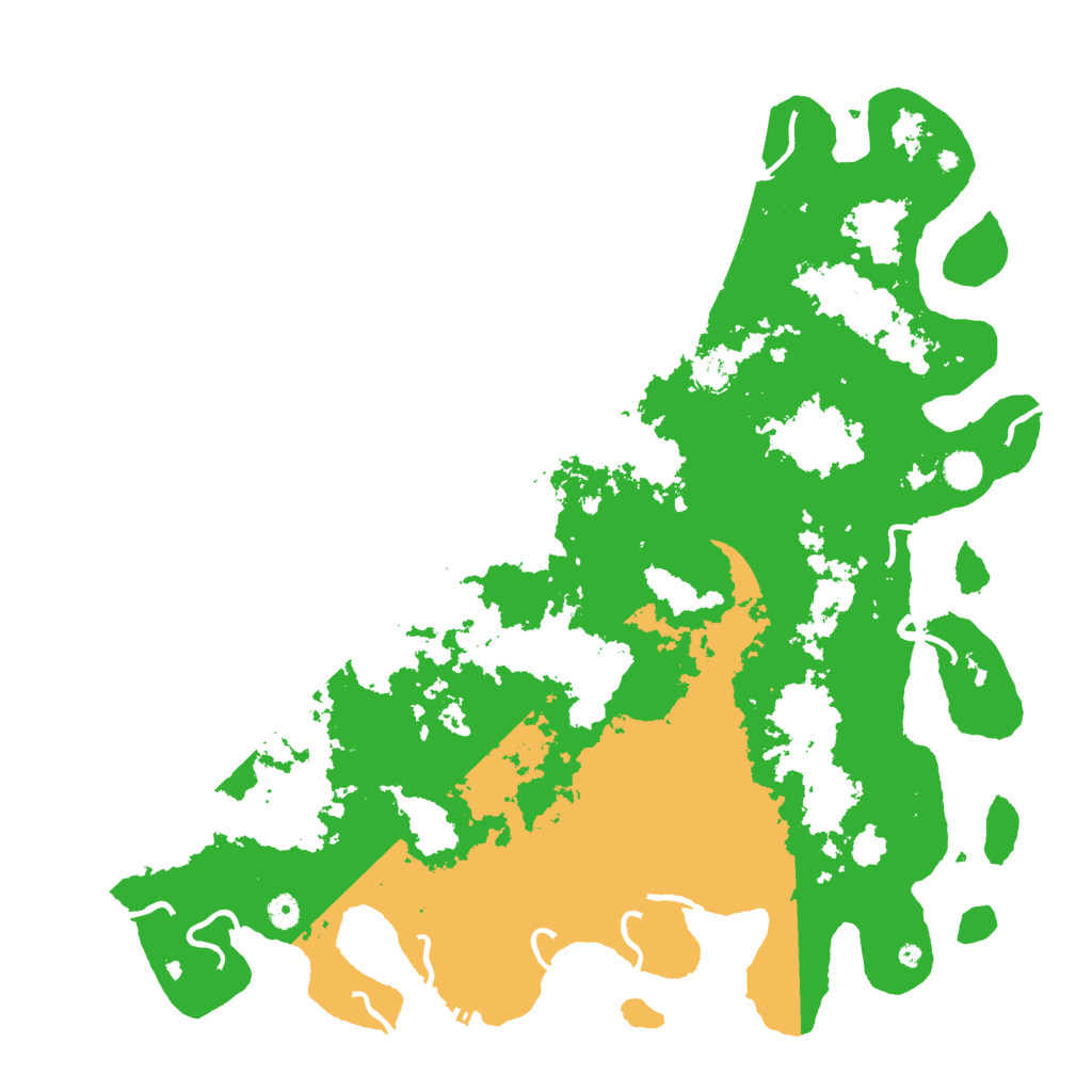 Biome Rust Map: Procedural Map, Size: 5000, Seed: 836668317