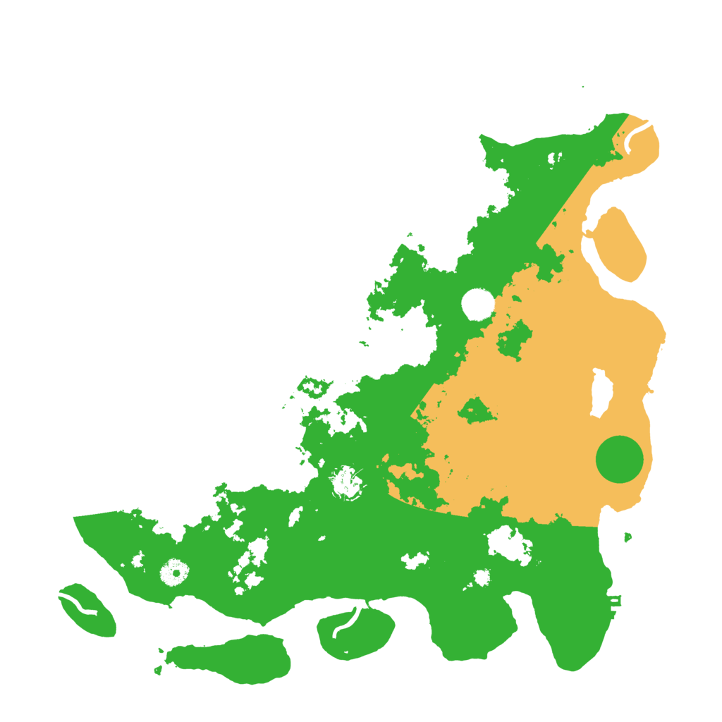 Biome Rust Map: Procedural Map, Size: 4000, Seed: 63534