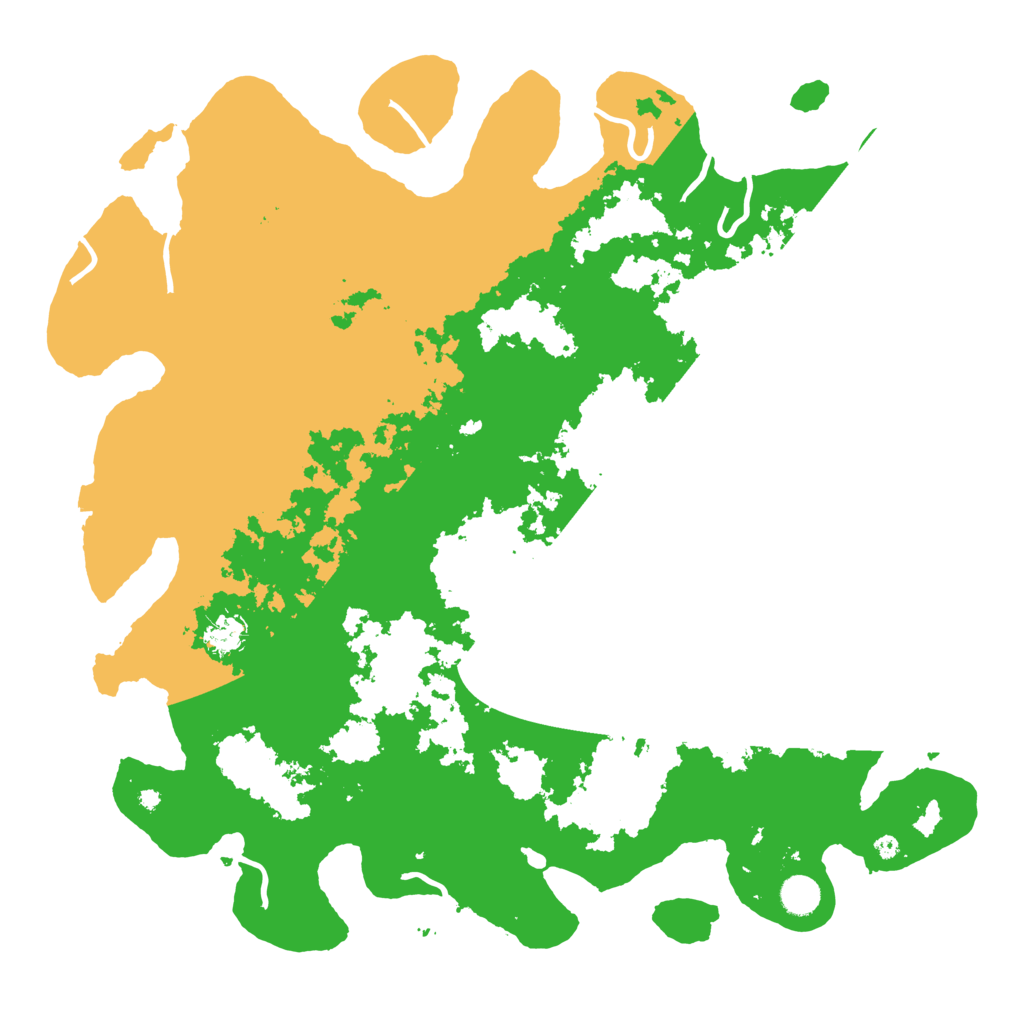 Biome Rust Map: Procedural Map, Size: 4500, Seed: 59