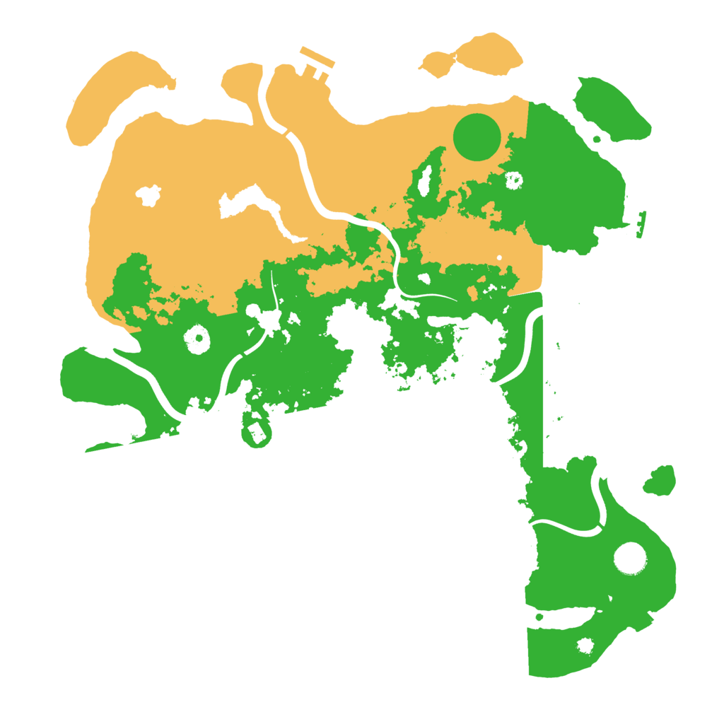 Biome Rust Map: Procedural Map, Size: 4000, Seed: 947063