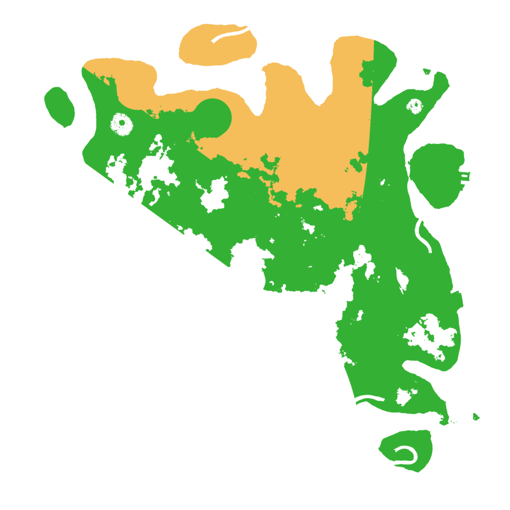 Biome Rust Map: Procedural Map, Size: 3500, Seed: 92751