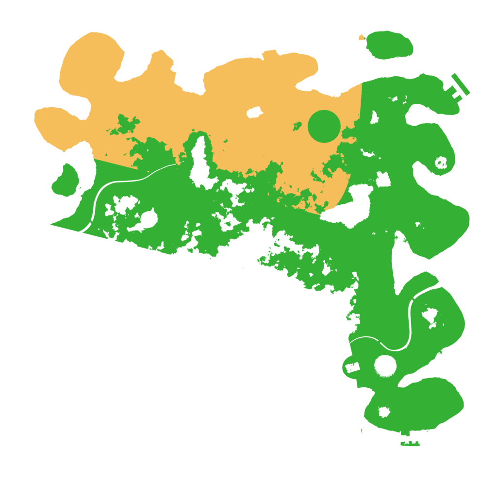 Biome Rust Map: Procedural Map, Size: 4000, Seed: 1491366842