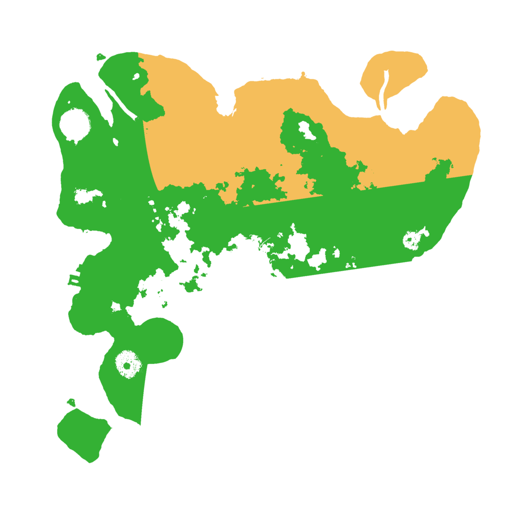 Biome Rust Map: Procedural Map, Size: 3000, Seed: 54